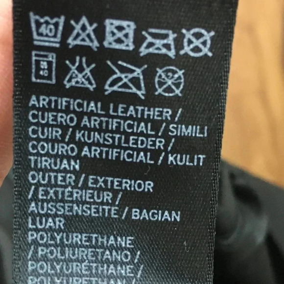 Top shop artificial leather pants - Picture 4 of 4